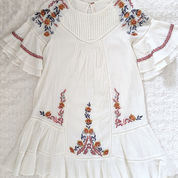 Free People Embroidered Dress - Picture 2 of 5